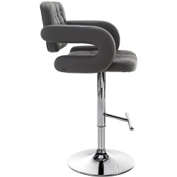 Tabouret de bar gris Dublin C