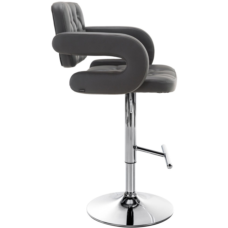 Tabouret de bar gris Dublin C