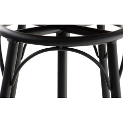 Tabouret de bar à poutre noir