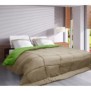 Couette Microfibre 400g/m≤ CALGARY Anis & Nude 140x200cm