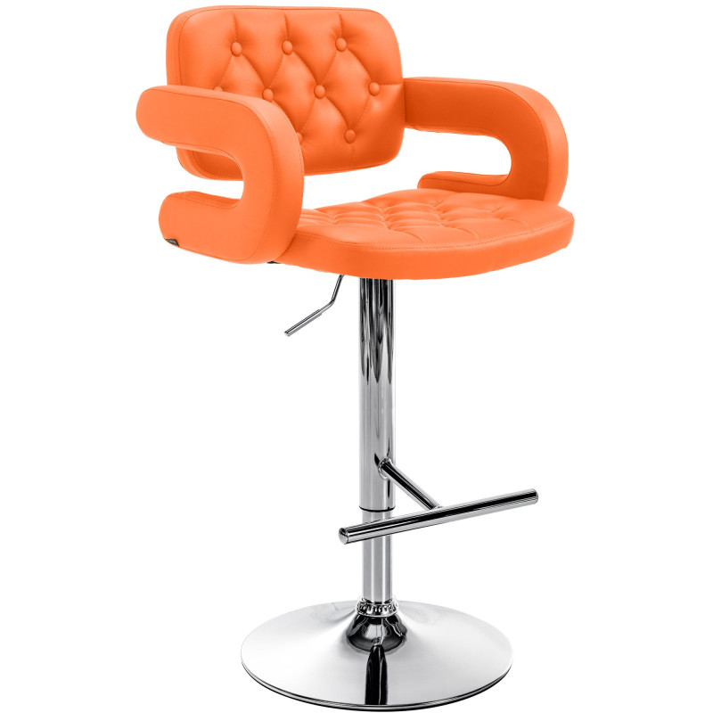Tabouret de bar orange Dublin C