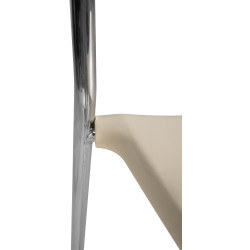 Tabouret de bar Gênes, crème