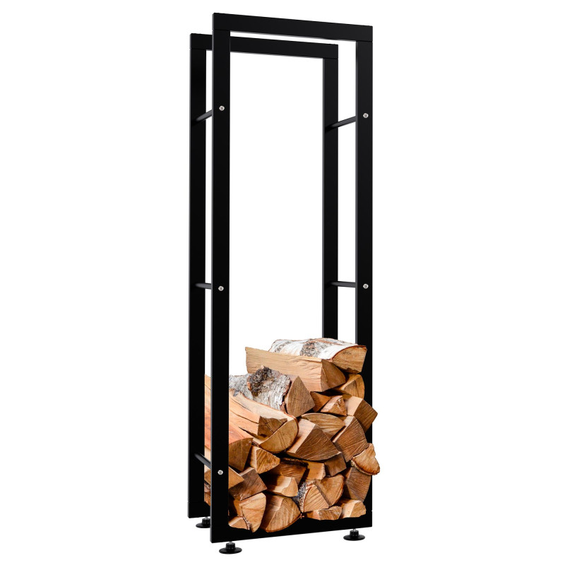 Porte-bûches Keri V2 25x40x125 noir