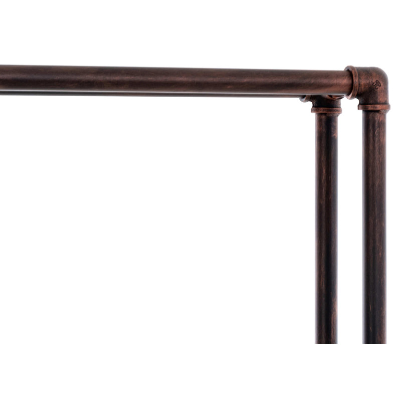 Porte-bûches de chauffage Tinos bronze