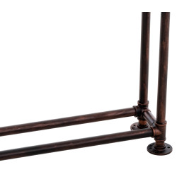 Porte-bûches de chauffage Tinos bronze