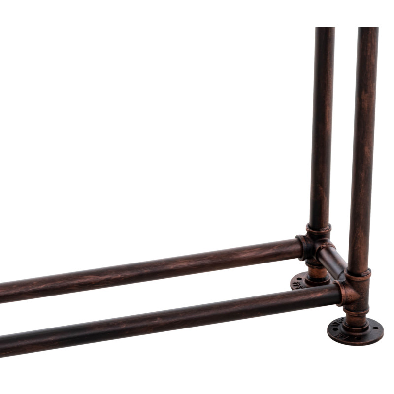 Porte-bûches de chauffage Tinos bronze