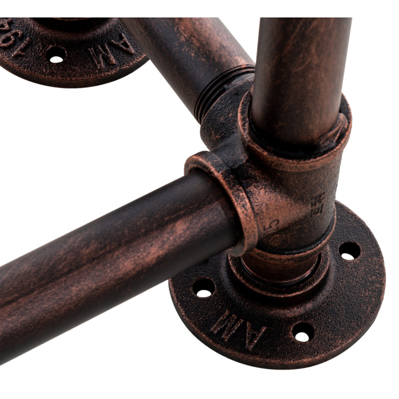Porte-bûches de chauffage Tinos bronze