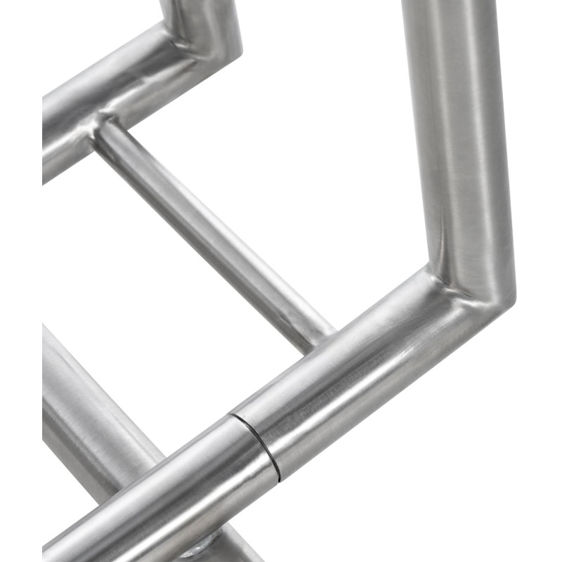 Porte-bûches de chauffage Drake acier inoxydable