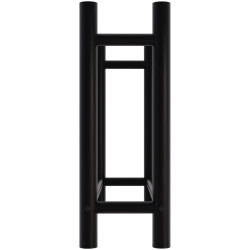Porte-bûches de cheminée Medya rond 30x80x80 cm noir