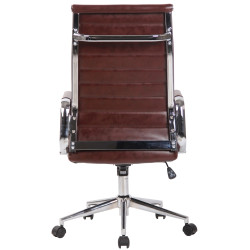 Chaise de bureau Columbus rouge bordeaux