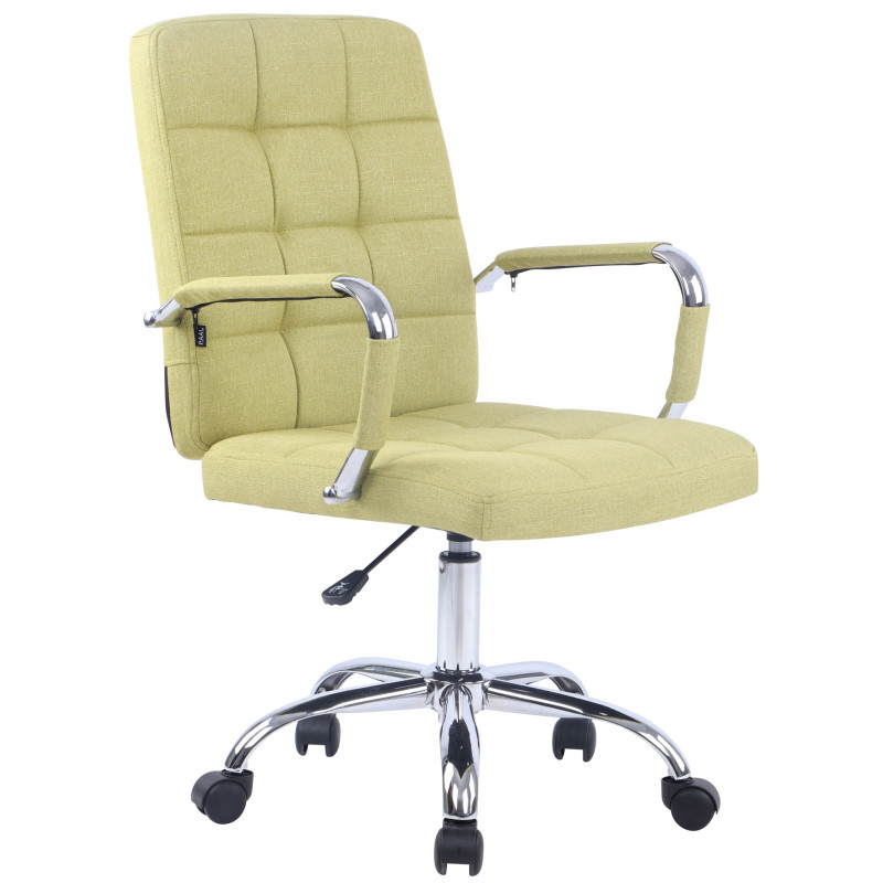 Chaise de bureau Deli PRO en tissu vert
