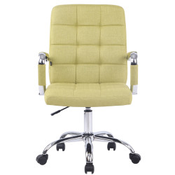 Chaise de bureau Deli PRO en tissu vert