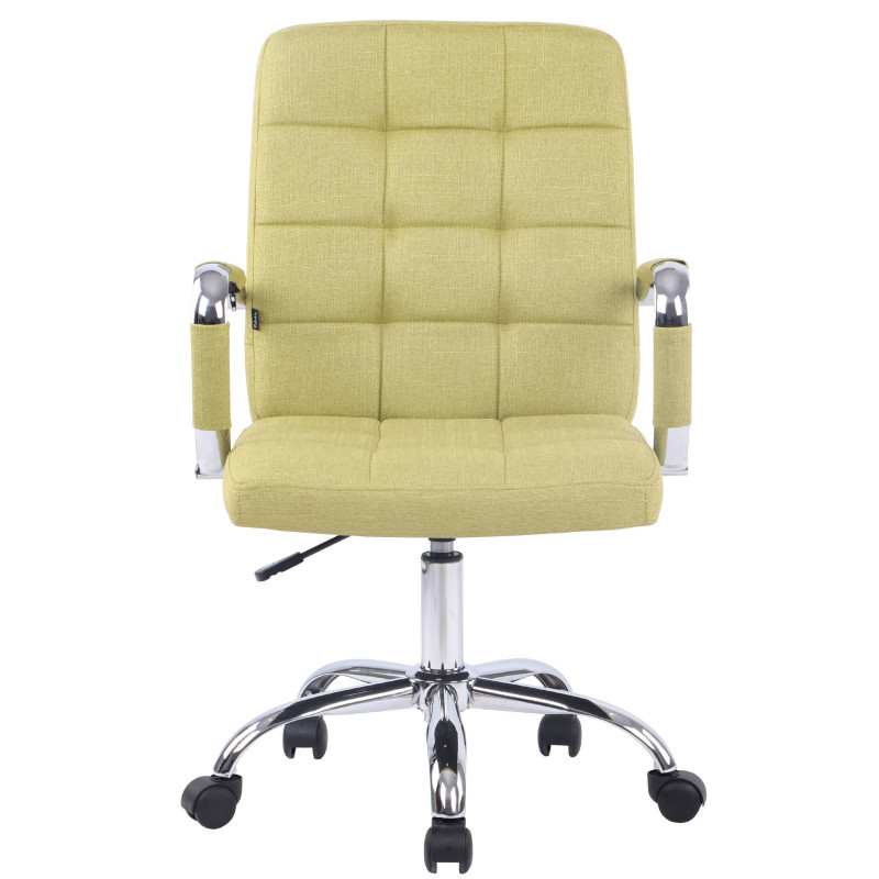 Chaise de bureau Deli PRO en tissu vert