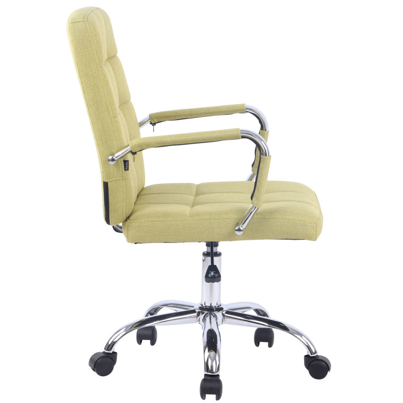 Chaise de bureau Deli PRO en tissu vert