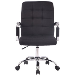 Chaise de bureau Deli PRO en tissu noir