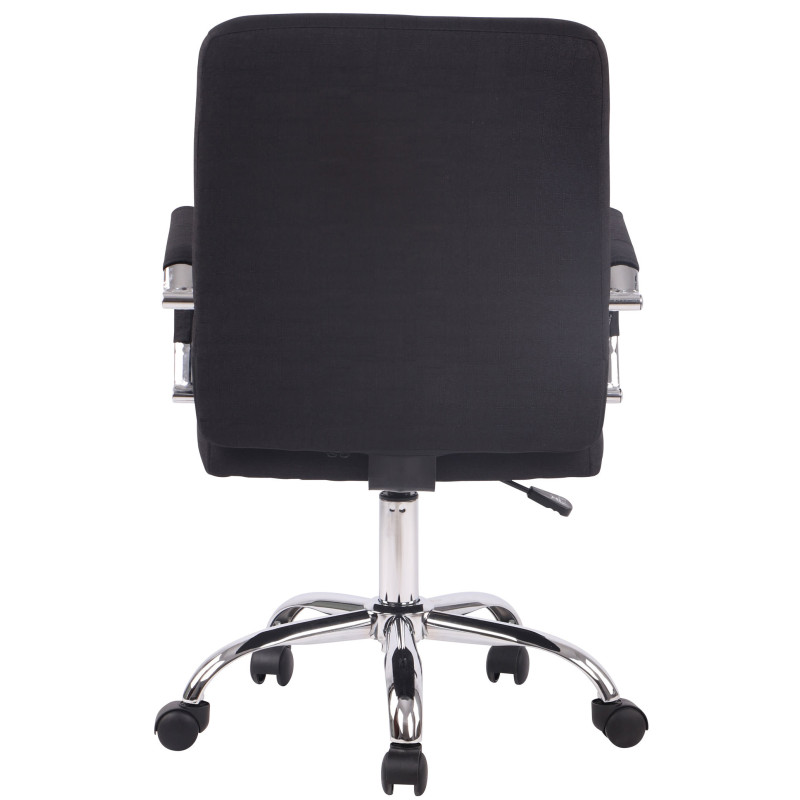 Chaise de bureau Deli PRO en tissu noir