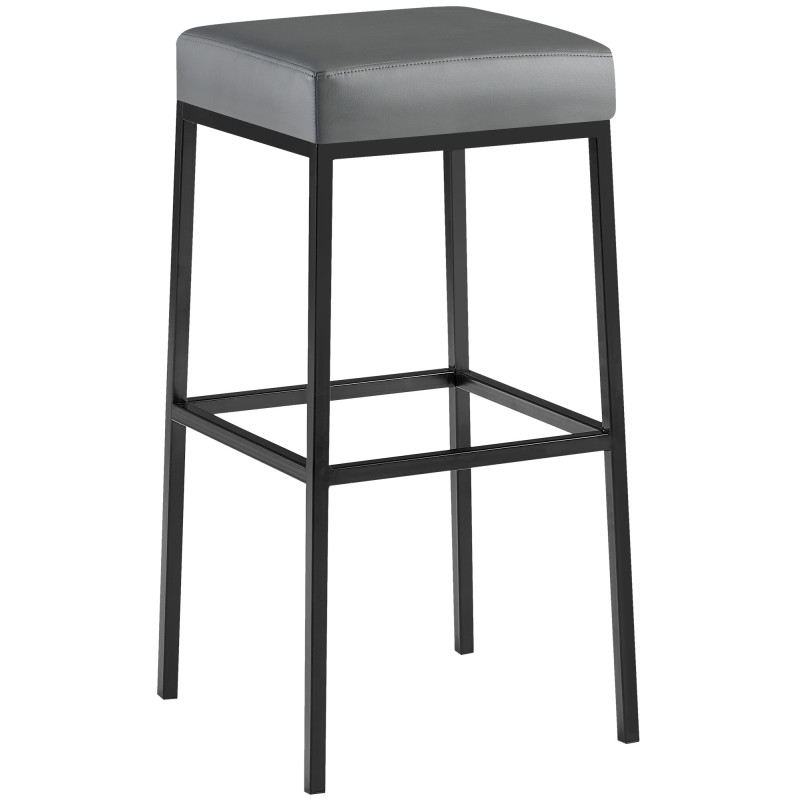 Tabouret de bar gris Montréal B80