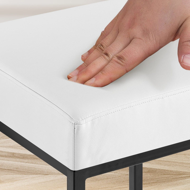 Tabouret de bar blanc Montréal B85