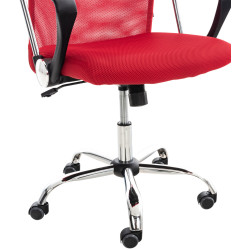 Chaise de bureau Washington rouge