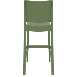 Lot de 2 tabourets de bar Maya olive