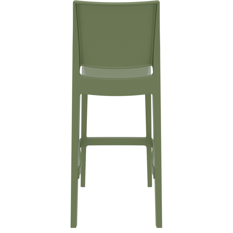 Lot de 2 tabourets de bar Maya olive