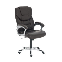 chaise de bureau Texas brun