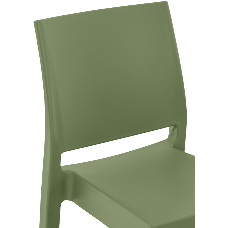 Lot de 2 tabourets de bar Maya olive