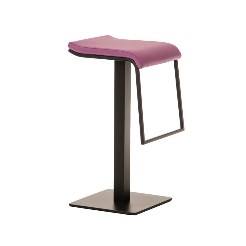 Sgabello da bar Lameng in similpelle B78 viola