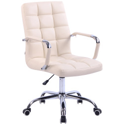 Chaise de bureau Deli crème