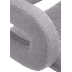 Tabouret de bar Dublin, tissu C, gris