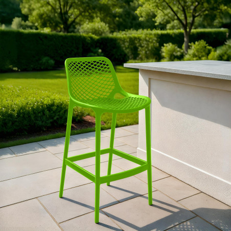 Tabouret de bar vert d'air