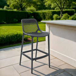 Tabouret de bar Air gris foncé