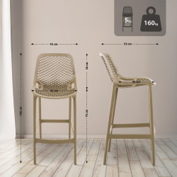 Tabouret de bar Air Mud