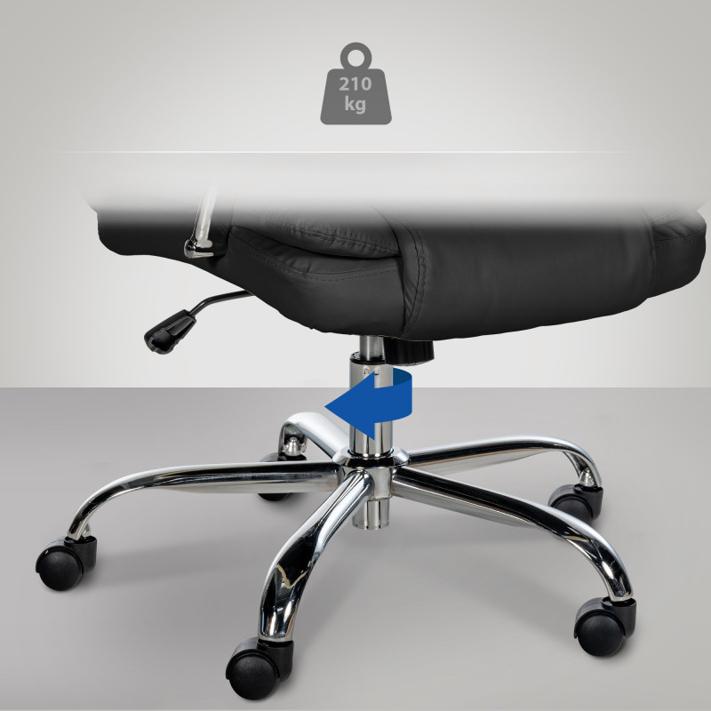 Chaise de bureau BIG Xanthos noir