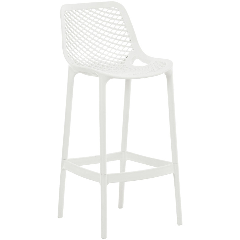 Tabouret de bar blanc Air