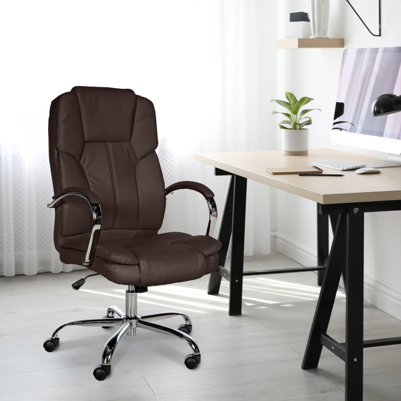 Chaise de bureau BIG Xanthos brun