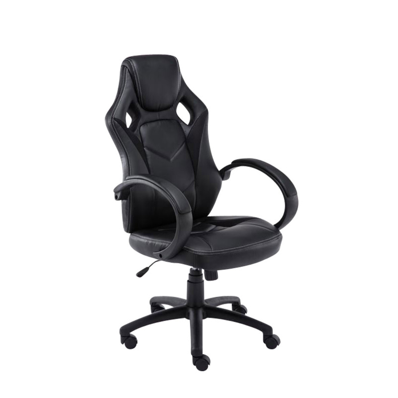 Chaise de bureau de course Magnus noir