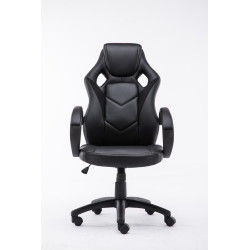 Chaise de bureau de course Magnus noir