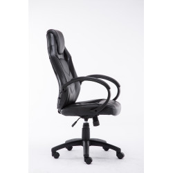 Chaise de bureau de course Magnus noir