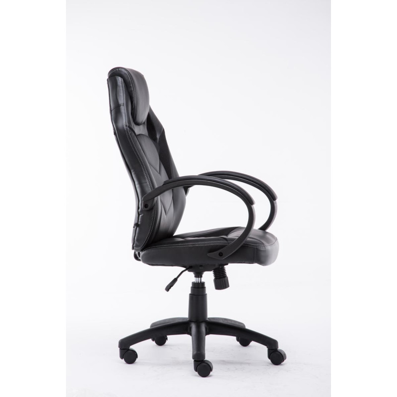 Chaise de bureau de course Magnus noir