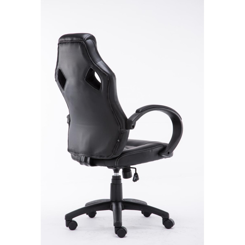 Chaise de bureau de course Magnus noir