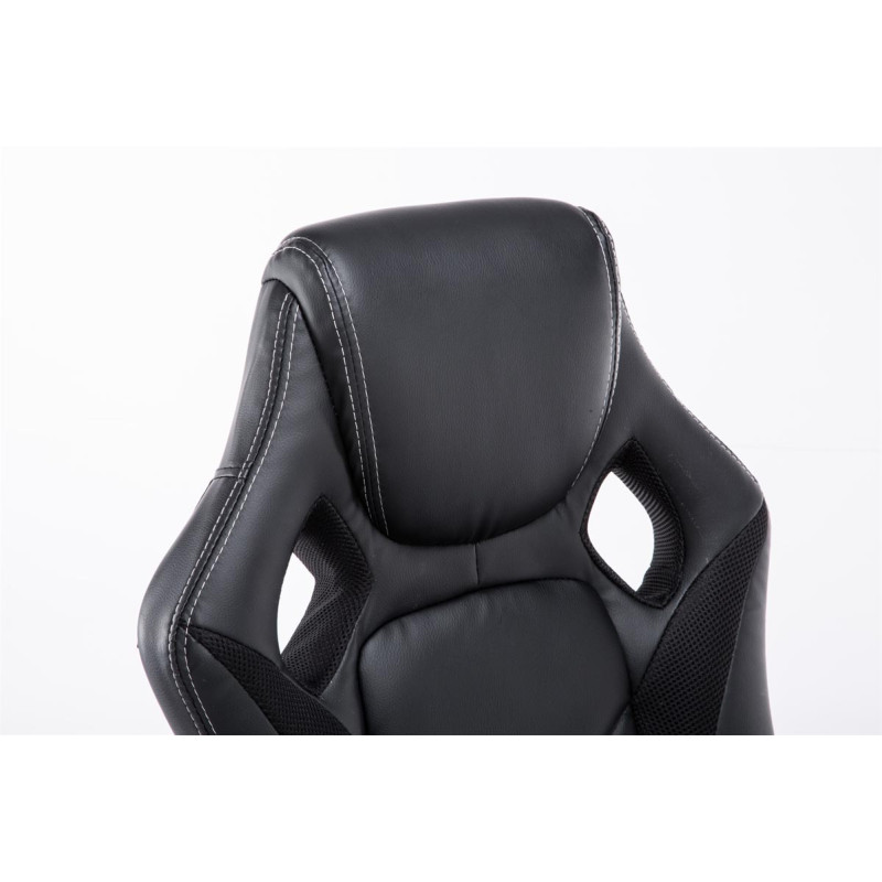 Chaise de bureau de course Magnus noir