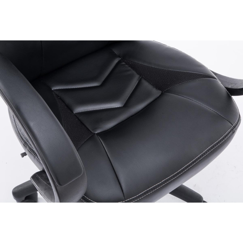 Chaise de bureau de course Magnus noir