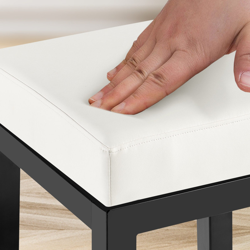 Sgabello da bar bianco Taylor B80