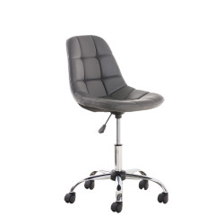 Chaise de bureau Emil, cuir...