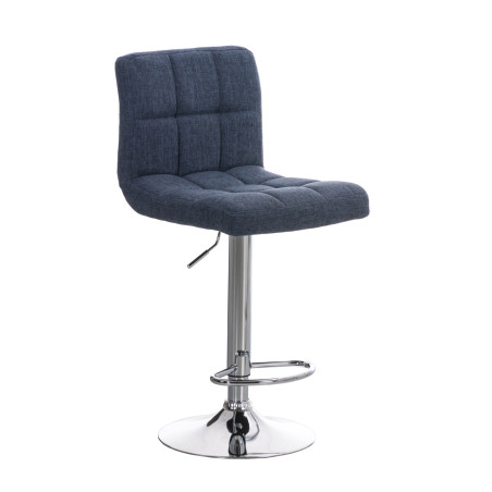 Tabouret de bar Peru, tissu C, bleu