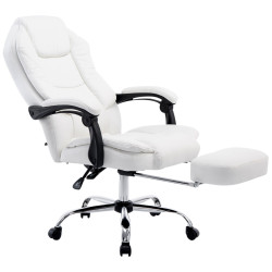 Chaise de bureau Castle blanc