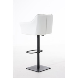 Tabouret de bar blanc Damaso B
