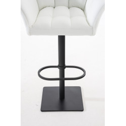 Tabouret de bar blanc Damaso B