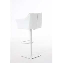 Tabouret de bar blanc Damaso W